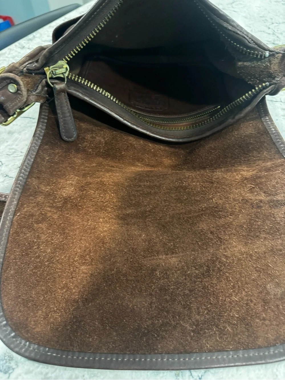 Vintage Coach Women's Leather Brown Bag L4C- 9956 Purse